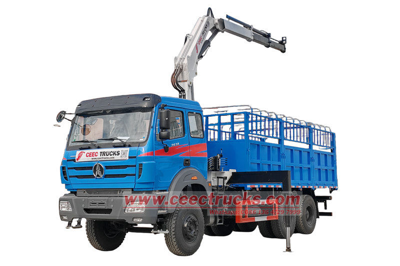 Beiben folding boom crane