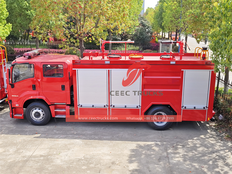 Isuzu GIGA dry powder fire truck