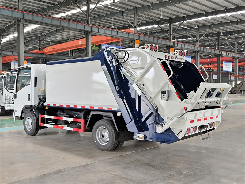 Isuzu NPR garbage compactor truck
