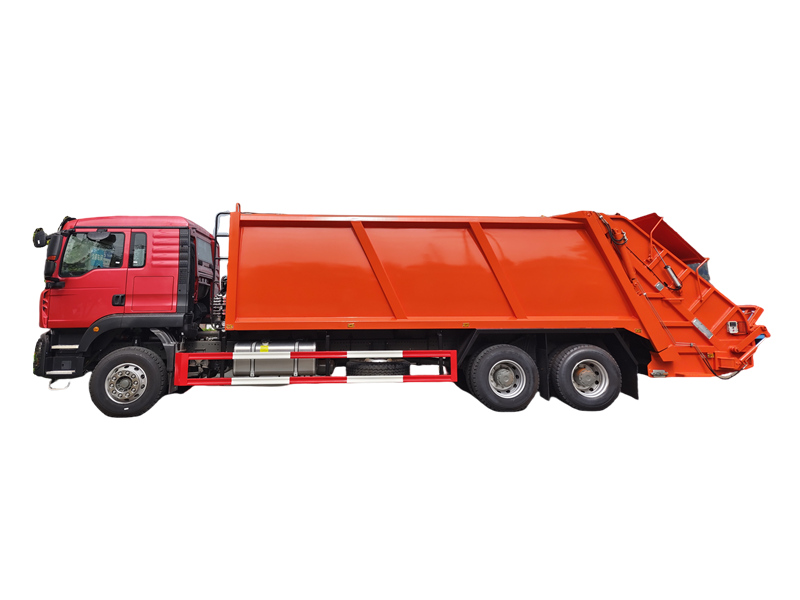 Howo rear loader refuse collection truck