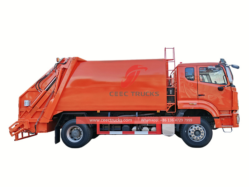 Howo rear loader garbage truck