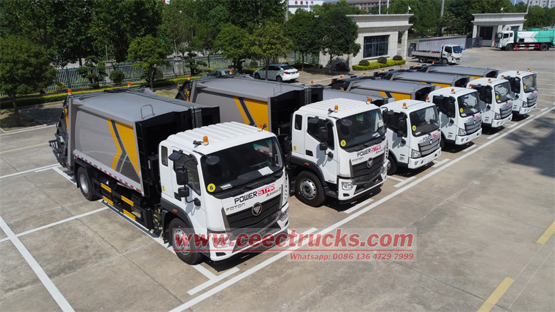 FOTON rear loader truck manfuacturer