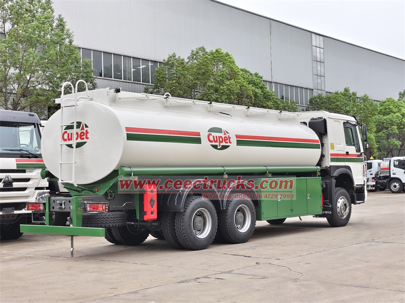 HOWO 22000Liters Fuel Bowser export to Bahamas