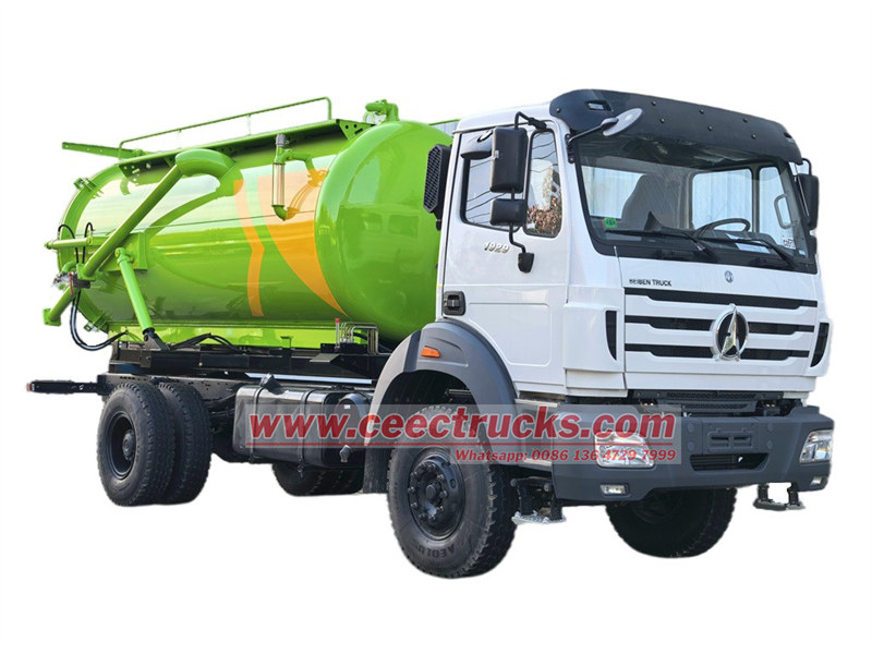 Beiben 10000L Septic Vacuum Truck