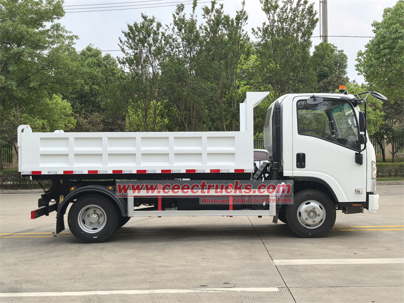 ISUZU new NPR tipper trucks side view