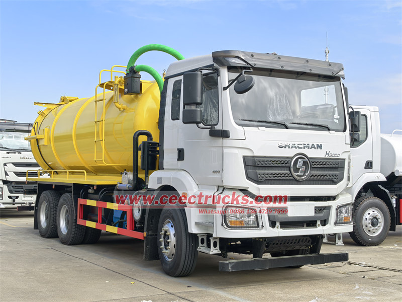 Shacman 18000L vacuum sewer tanker truck