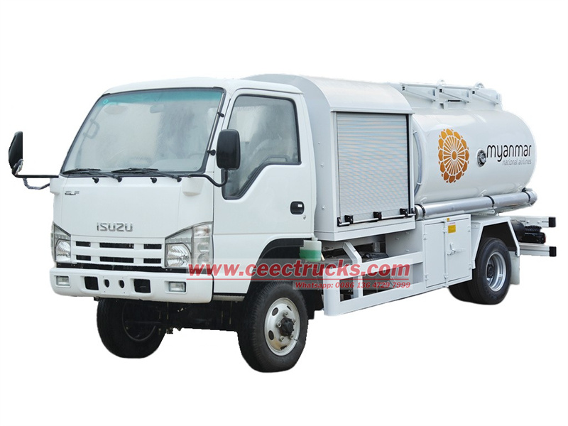 ISUZU 5000Liters aircarft refueling truck