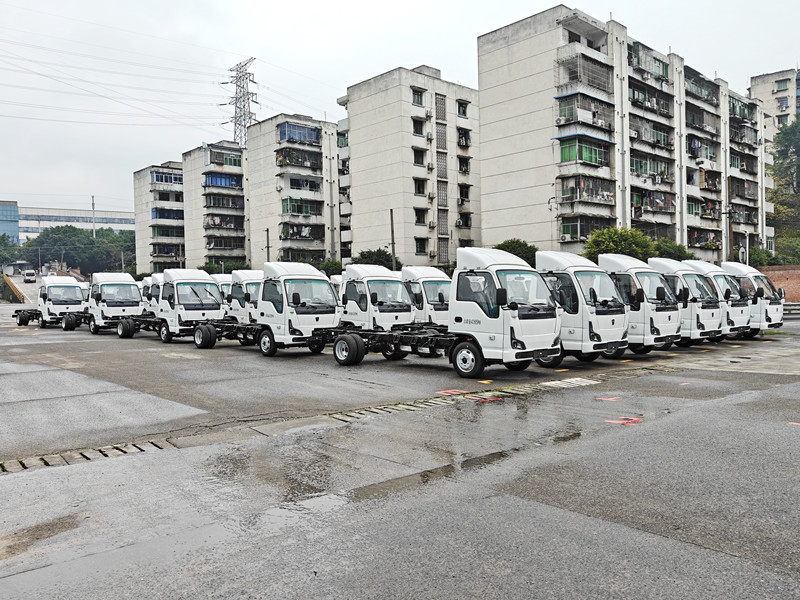 ISUZU EV cargo truck batch for sale