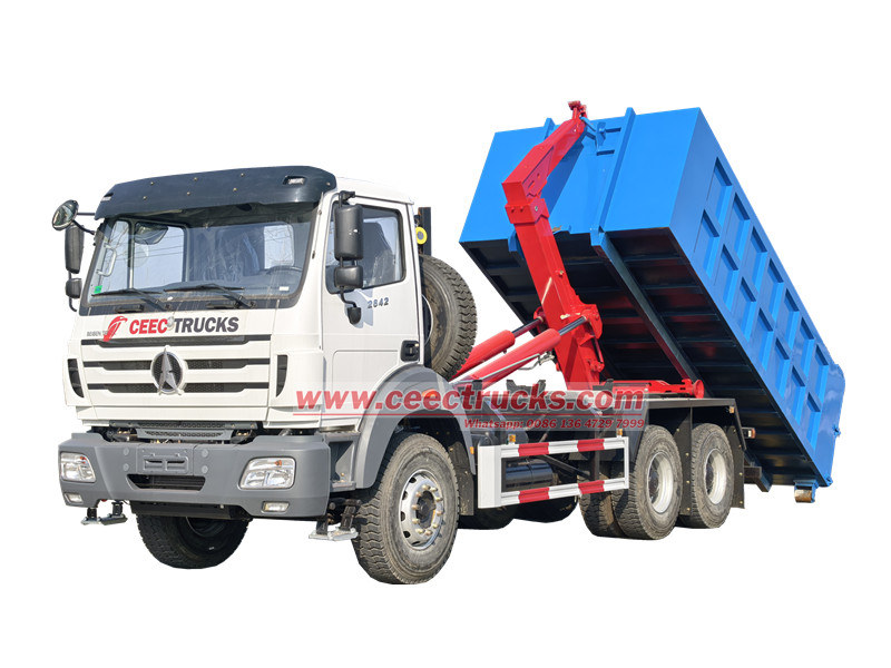 Beiben 6×4 heavy hooklift garbage truck Beiben 6×4 heavy hooklift garbage truck