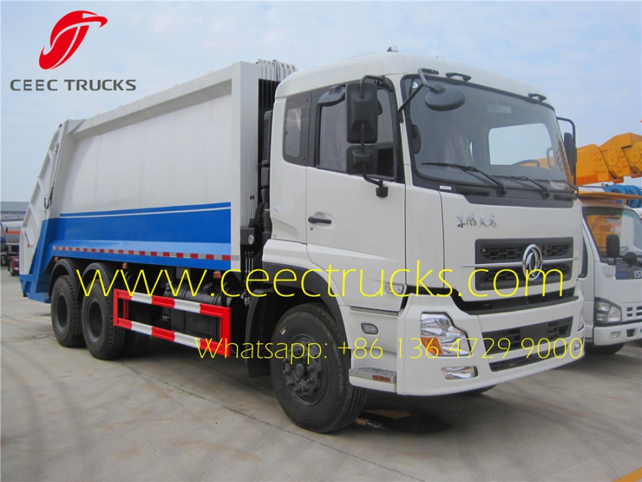 Best 20 CBM dongfeng garbage compactor truck