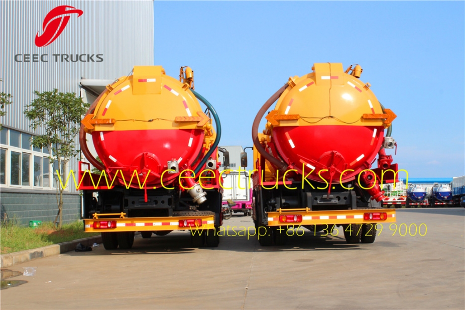 best dongfeng 10 CBM vacuum suction truck