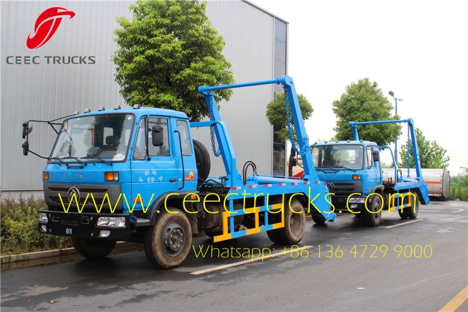 best dongfeng 10 CBM skip loader truck