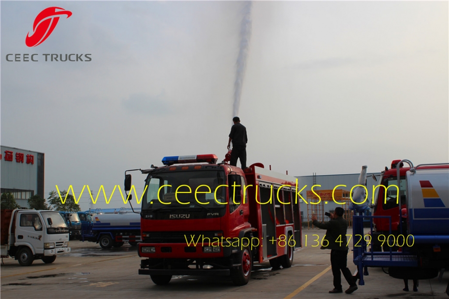 best isuzu fire trucks for Myanmar