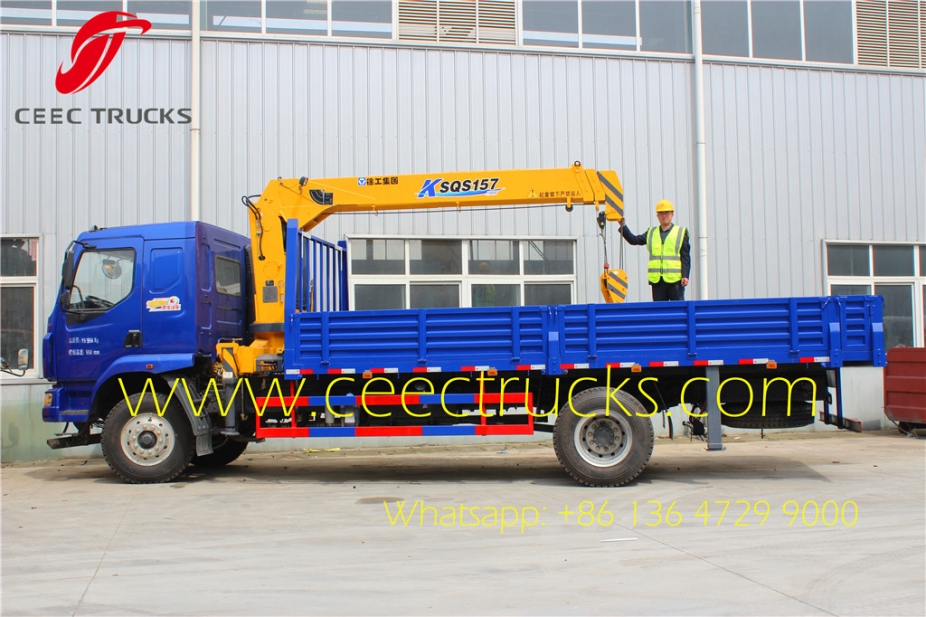 best isuzu 6300kg boom crane mounted truck