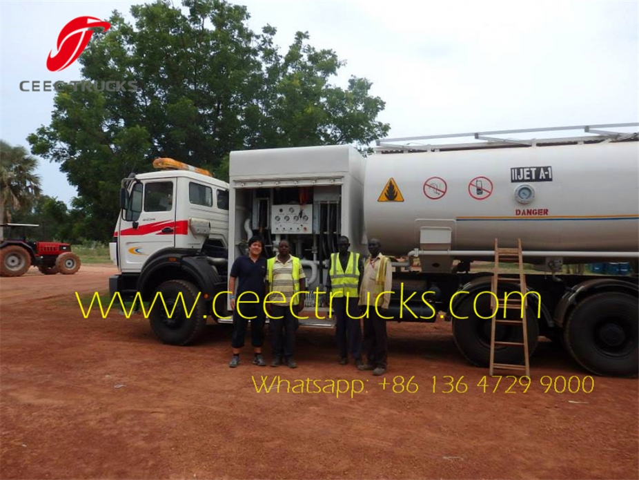 best congo beiben military 6*6 fuel tanker truck