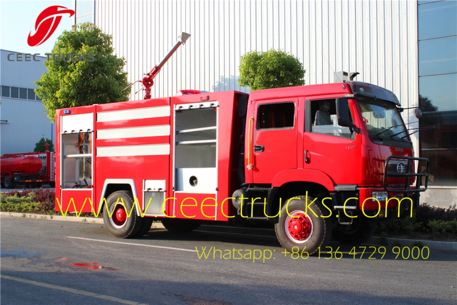 Kenya FAW brand 8000 liters firefighting trucks