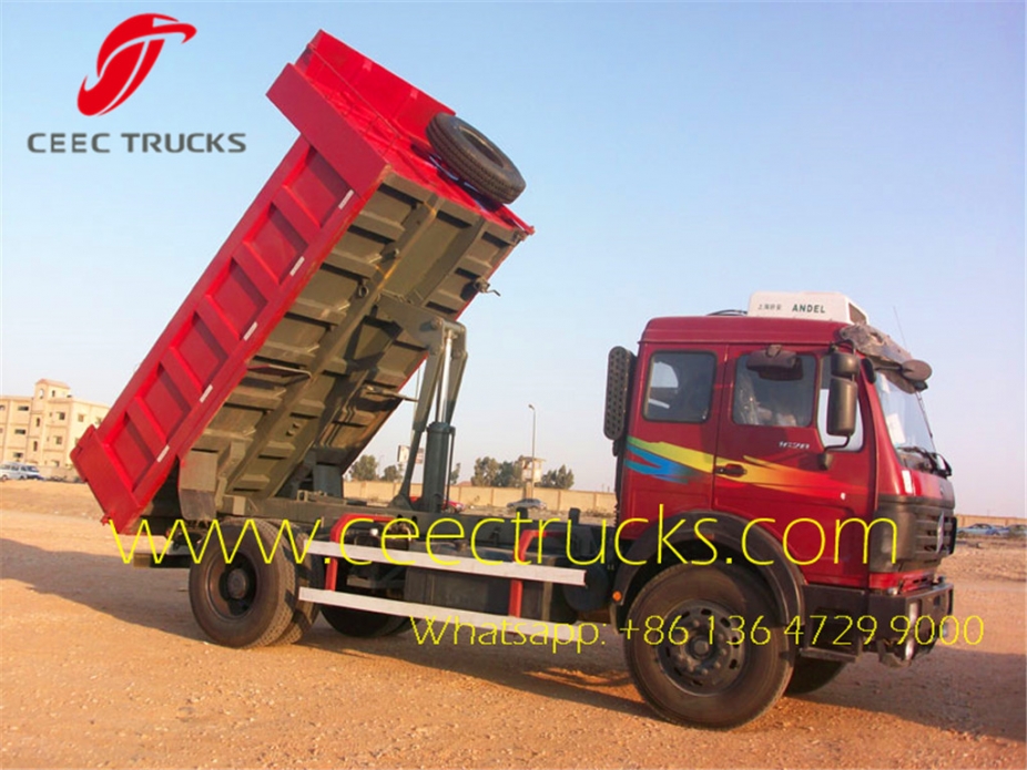 Beiben dump truck 1628K north benz tipper truck Africa