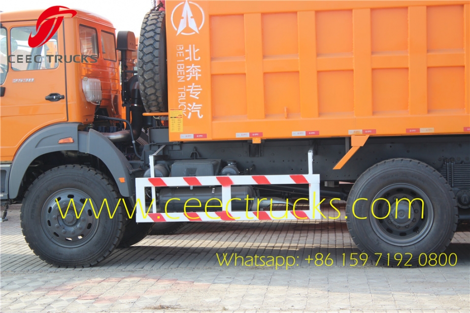 beiben 2538 tipper drawing north benz 6*4 dumper trucks