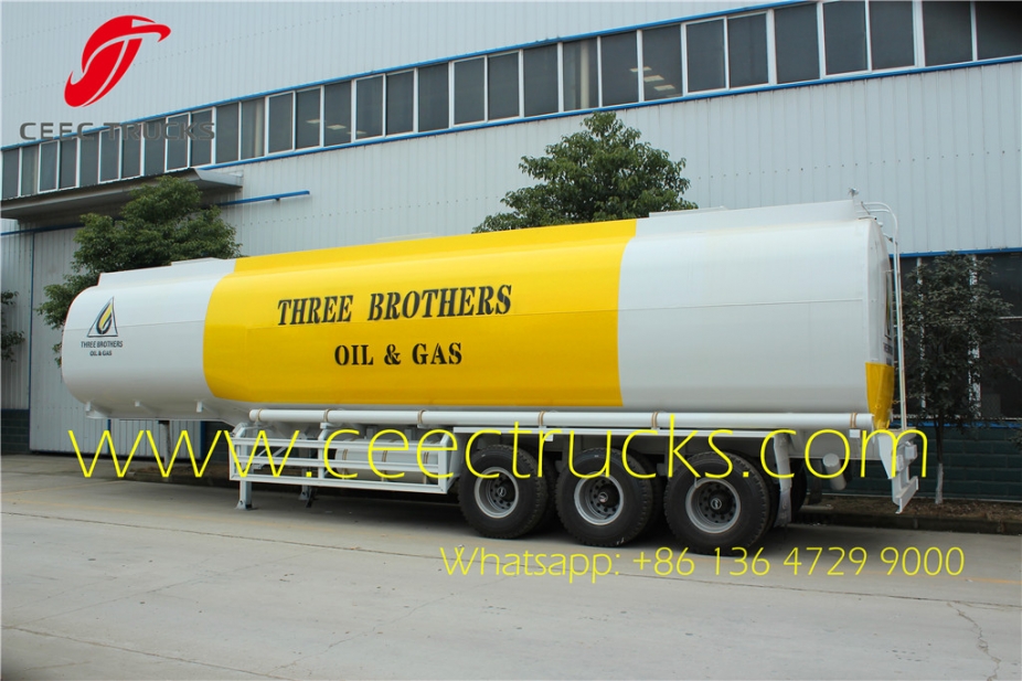 Heavy type 40000 liters fuel tanker semi trailer manufacturer