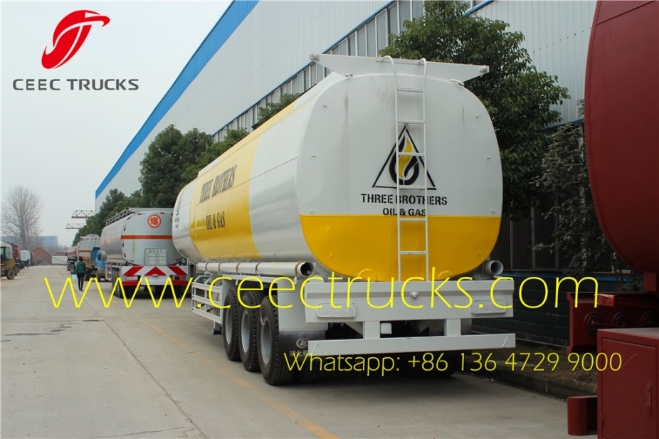 Heavy type 40000 liters fuel tanker semi trailer manufacturer