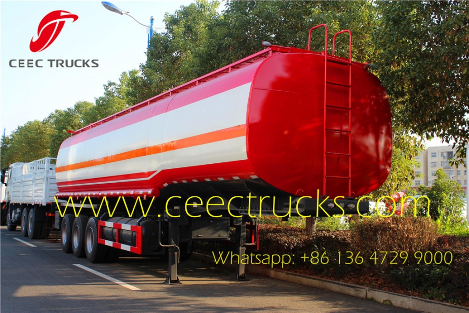 TOP 38CBM oil tanker semitrailer manufacturer directly sale lowest price