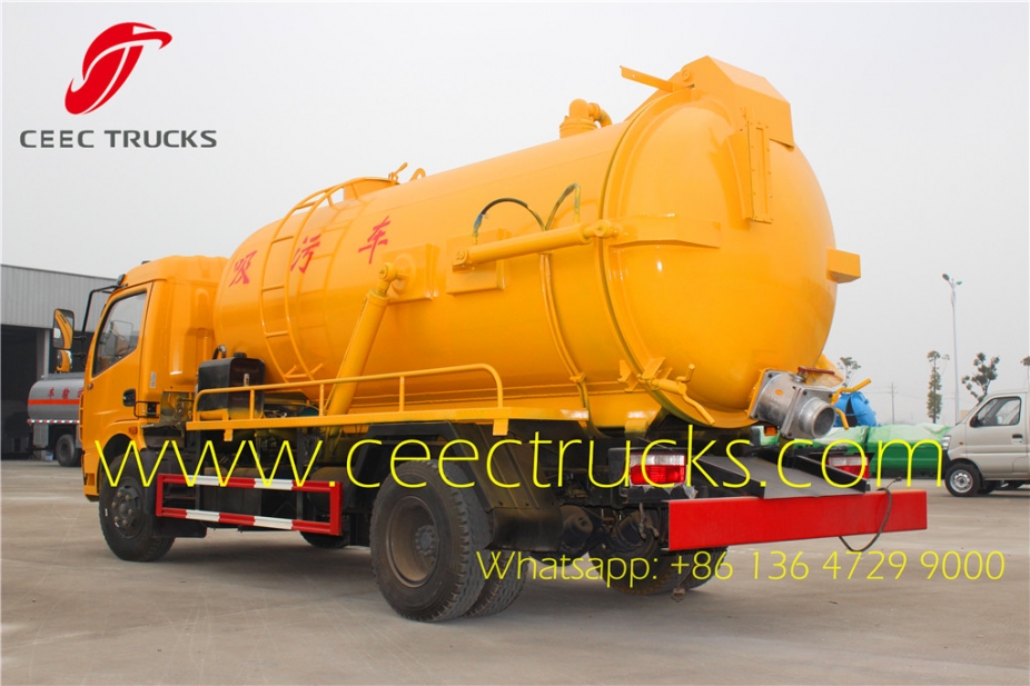 Dongfeng 6000liters vacuum suction tanker truck supplier