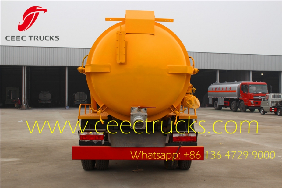 Dongfeng 6000liters vacuum suction tanker truck supplier