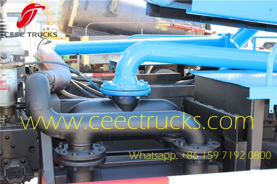 Dongfeng top design 9CBM vacuum suction tanker truck