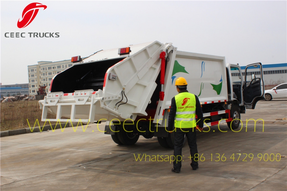 10CBM Myanmar compressed refuse truck tailgate assembly