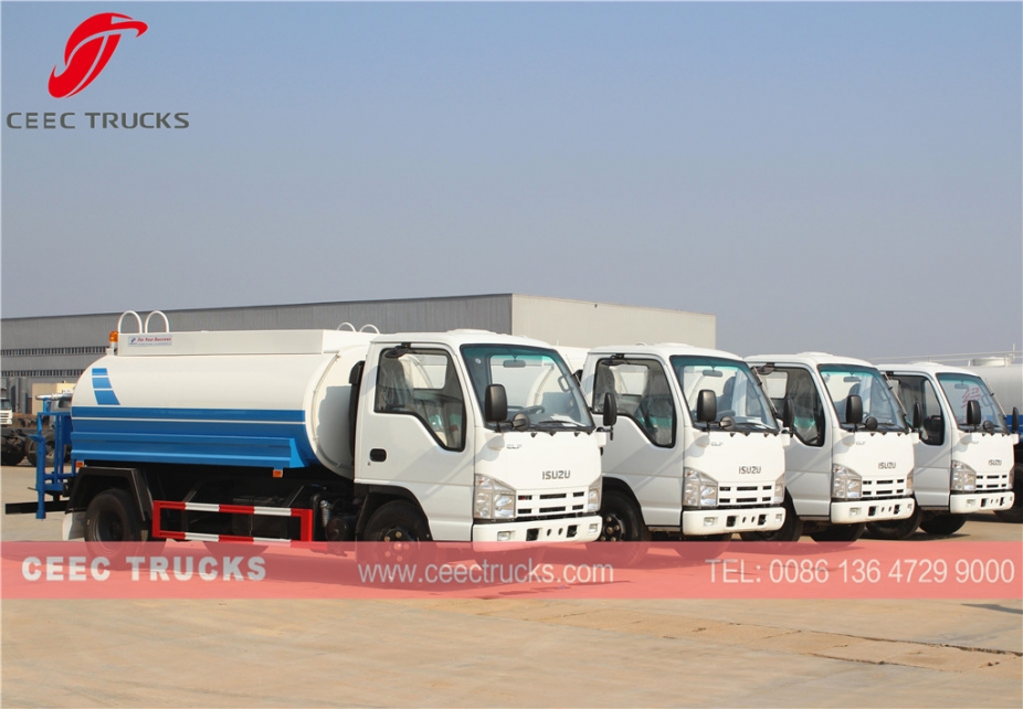 CEEC Hot Sale 5CBM Water Tanker Truck Low Price