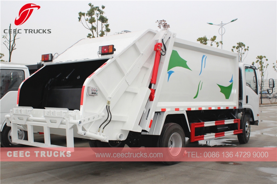 8000L garbage compactor truck ISUZU brand