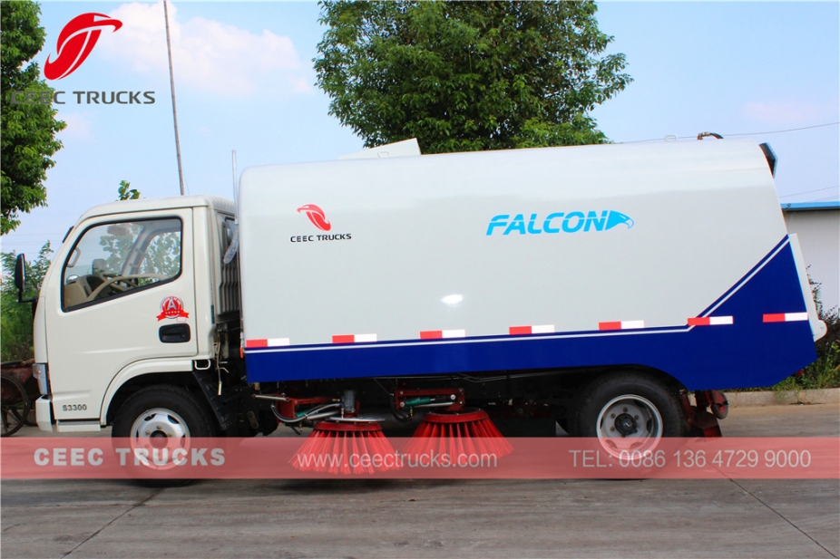 Africa Congo Dongfeng 4000L road sweeper