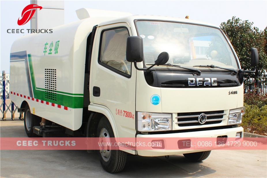 Truk penyapu jalan vakum Dongfeng 5000L