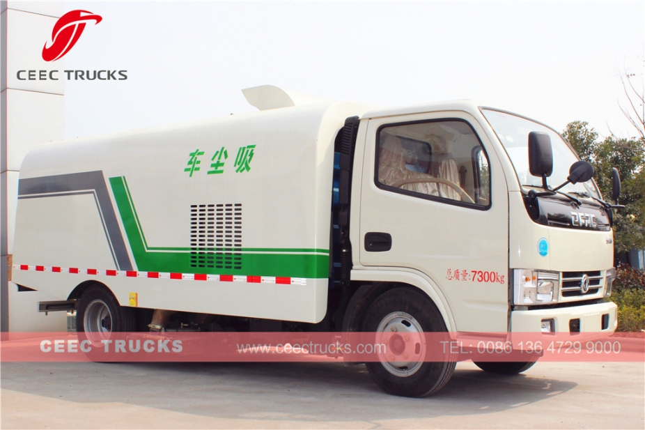 Truk penyapu jalan vakum Dongfeng 5000L