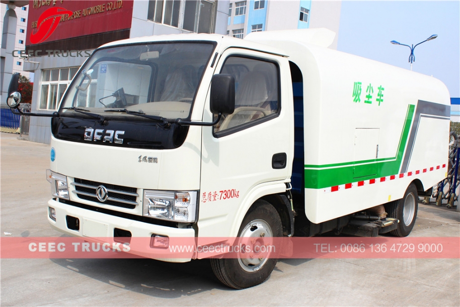 Truk penyapu jalan vakum Dongfeng 5000L