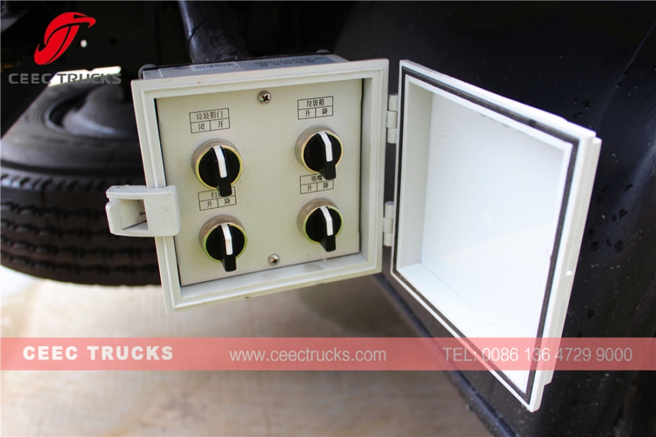 Kendaraan penyapu jalan Dongfeng 12.000L