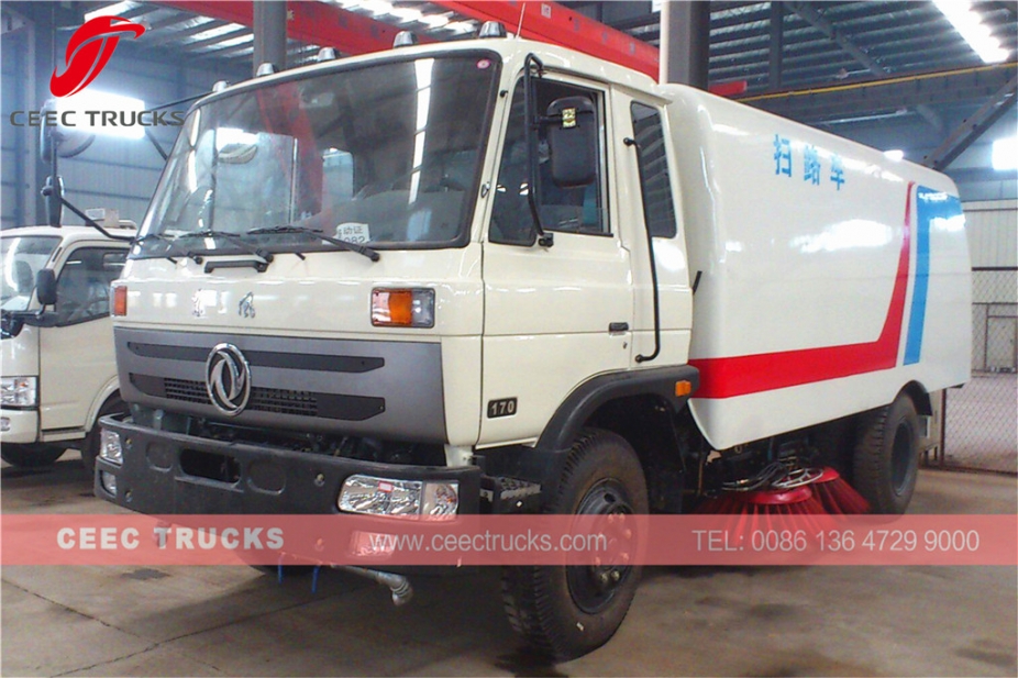 Truk penyapu jalan Dongfeng 10.000L