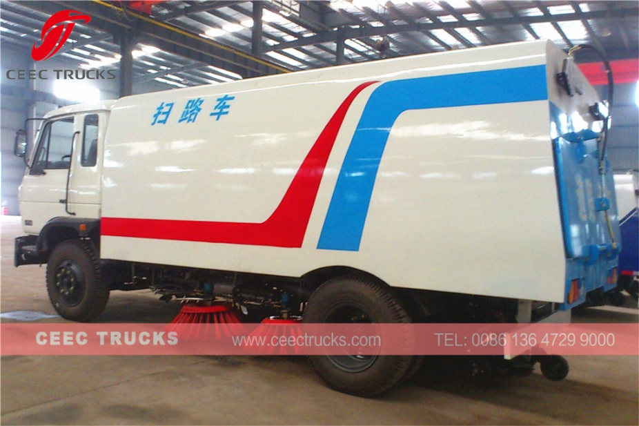 Truk penyapu jalan Dongfeng 10.000L