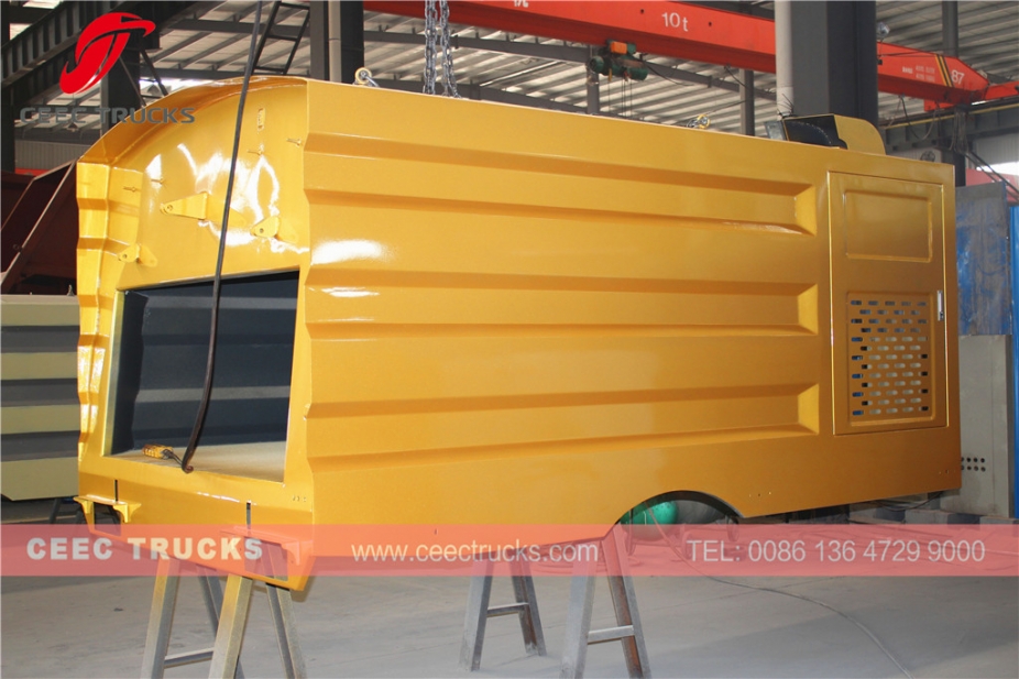 Superstruktur penyapu jalan 5000L