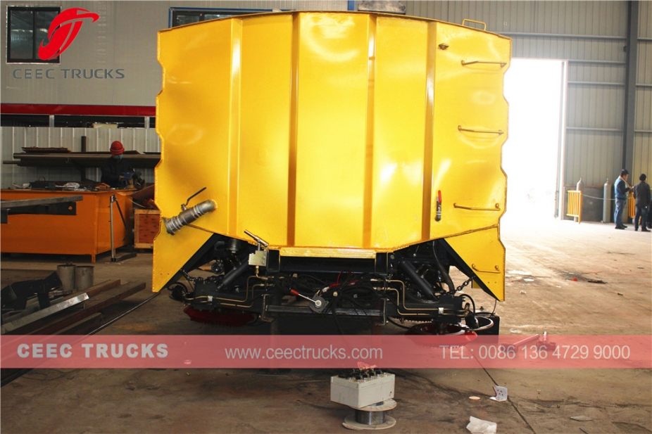 Superstruktur penyapu jalan 5000L