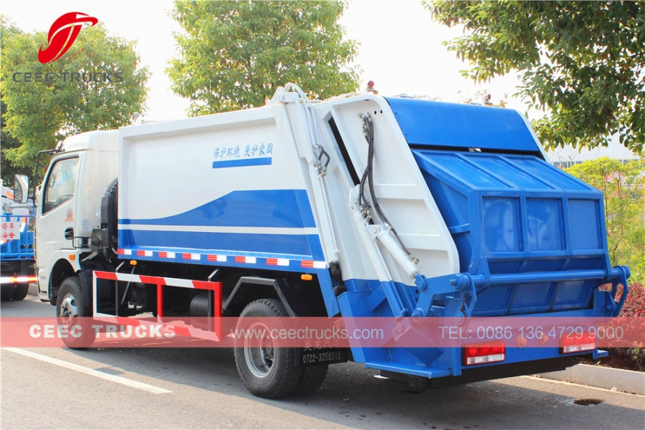 Dongfeng 7CBM garbage compactor truck HOT sale