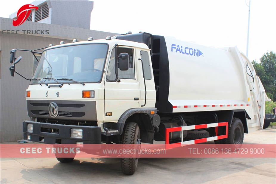 DongFeng 14 CBM waste compactor truck on sale