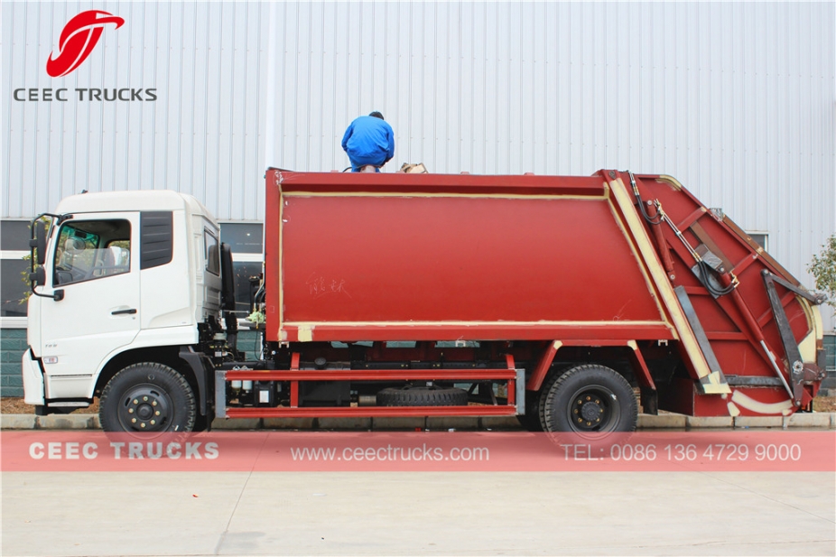 DongFeng 14 cubic meter garbage compactor truck