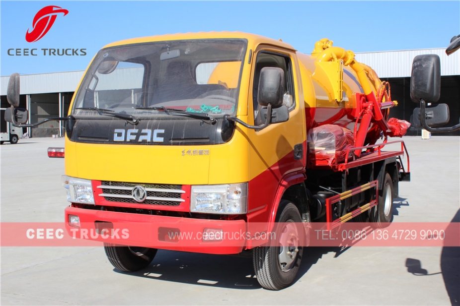 Truk pompa hisap septik Dongfeng 4.000L