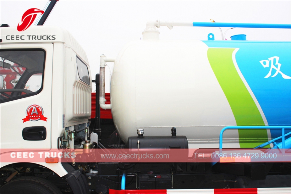 Truk penghisap tangki septik Dongfeng 8.000L