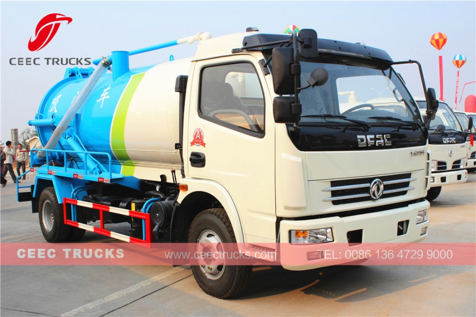 Truk penghisap tangki septik Dongfeng 8.000L