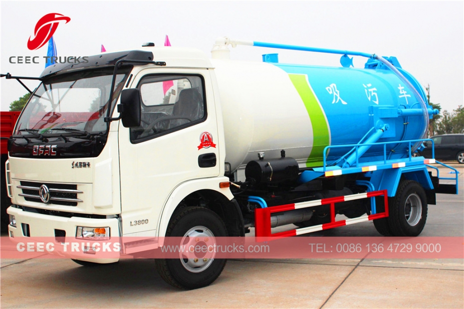 Truk penghisap tangki septik Dongfeng 8.000L