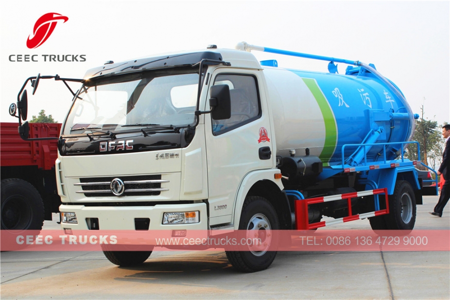 Truk penghisap tangki septik Dongfeng 8.000L