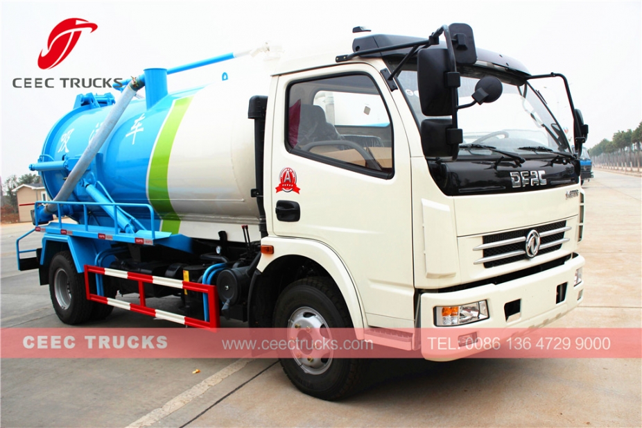 Truk penghisap tangki septik Dongfeng 8.000L