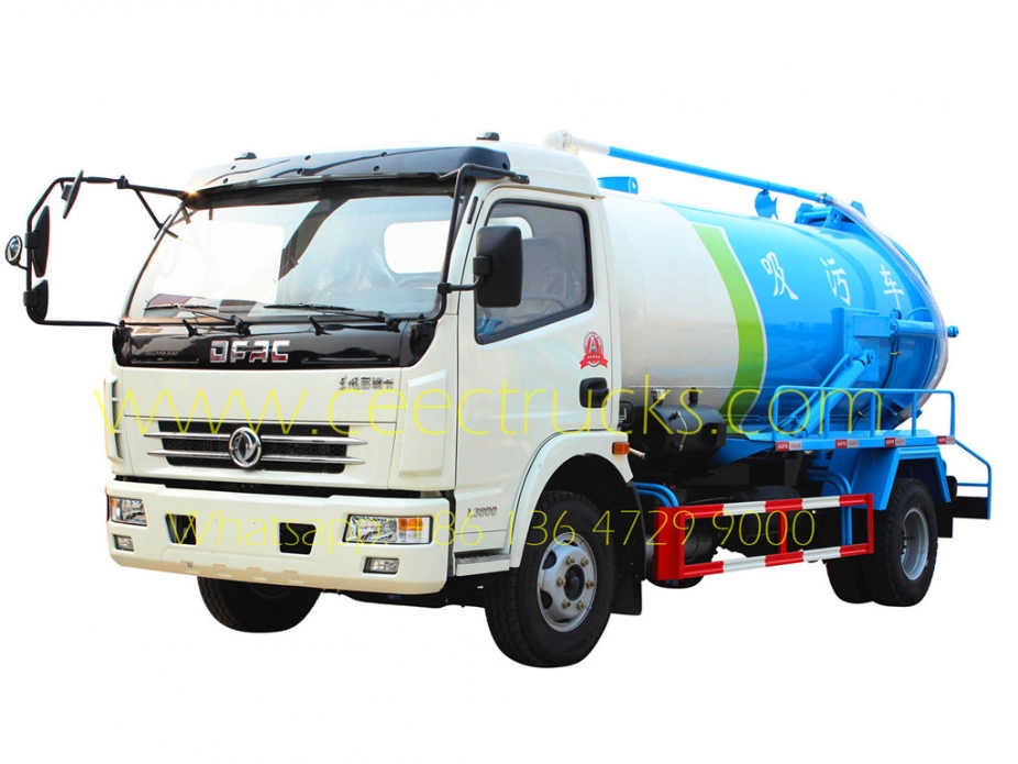 Truk penghisap tangki septik Dongfeng 8.000L